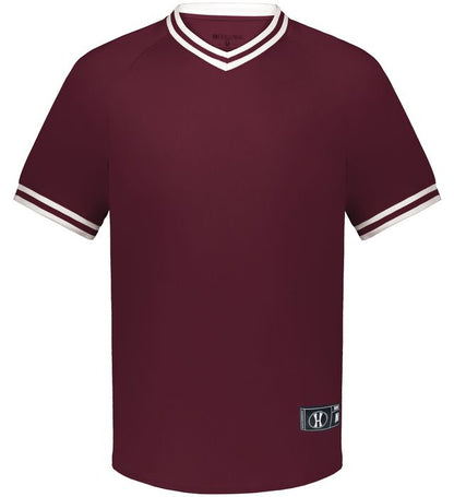 Youth Retro V-Neck Baseball Jersey