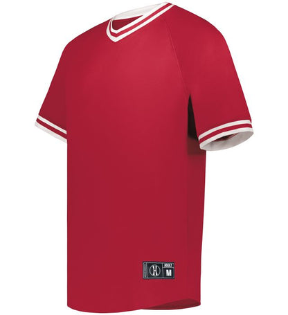 Youth Retro V-Neck Baseball Jersey