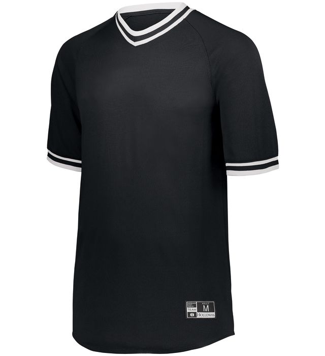 Youth Retro V-Neck Baseball Jersey