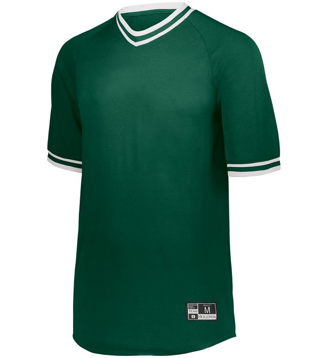 Youth Retro V-Neck Baseball Jersey