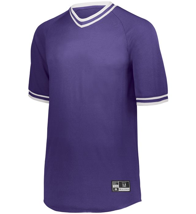 Youth Retro V-Neck Baseball Jersey