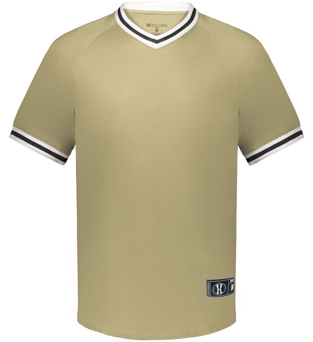 Youth Retro V-Neck Baseball Jersey