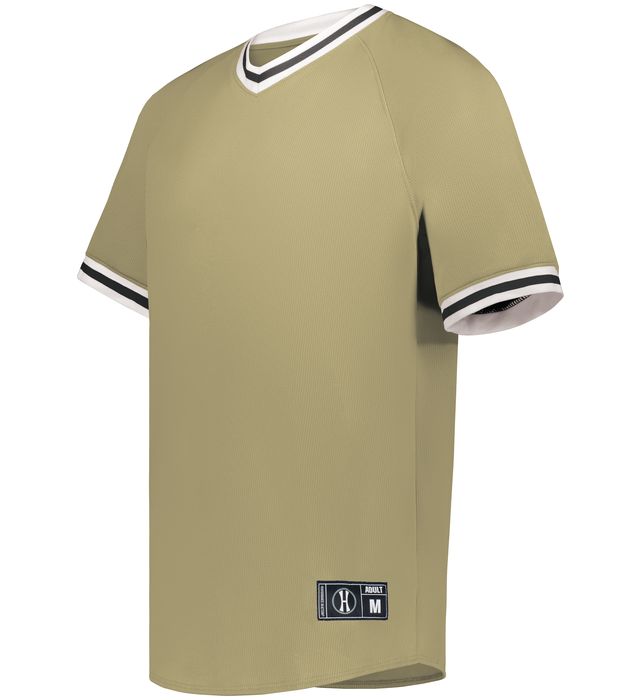 Youth Retro V-Neck Baseball Jersey