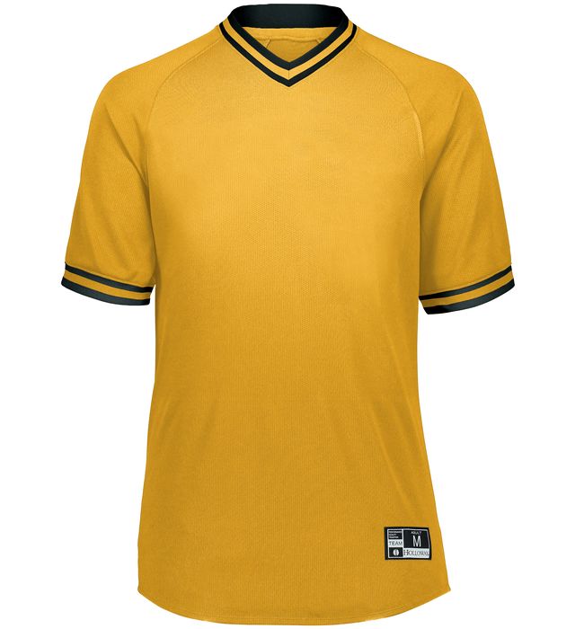 Youth Retro V-Neck Baseball Jersey