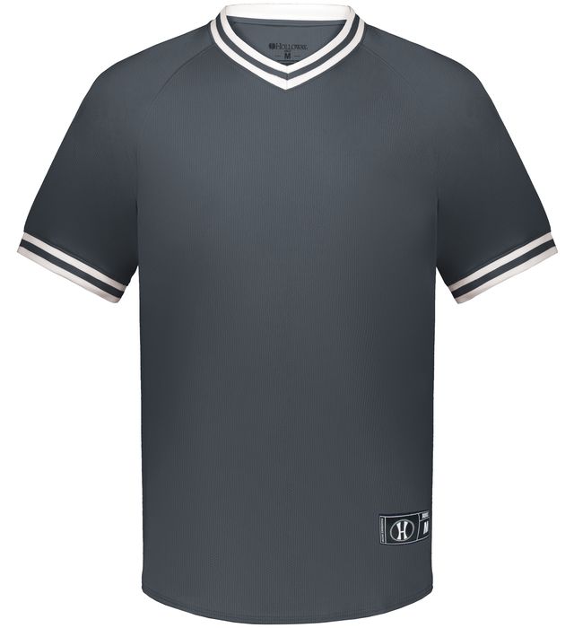 Youth Retro V-Neck Baseball Jersey