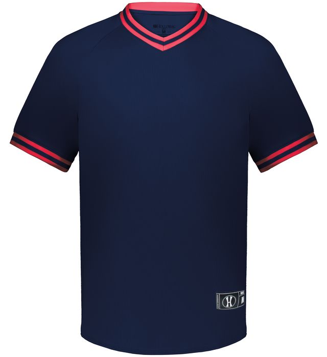 Youth Retro V-Neck Baseball Jersey