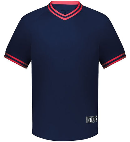 Youth Retro V-Neck Baseball Jersey