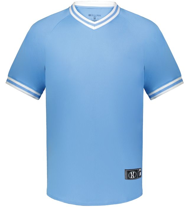 Youth Retro V-Neck Baseball Jersey