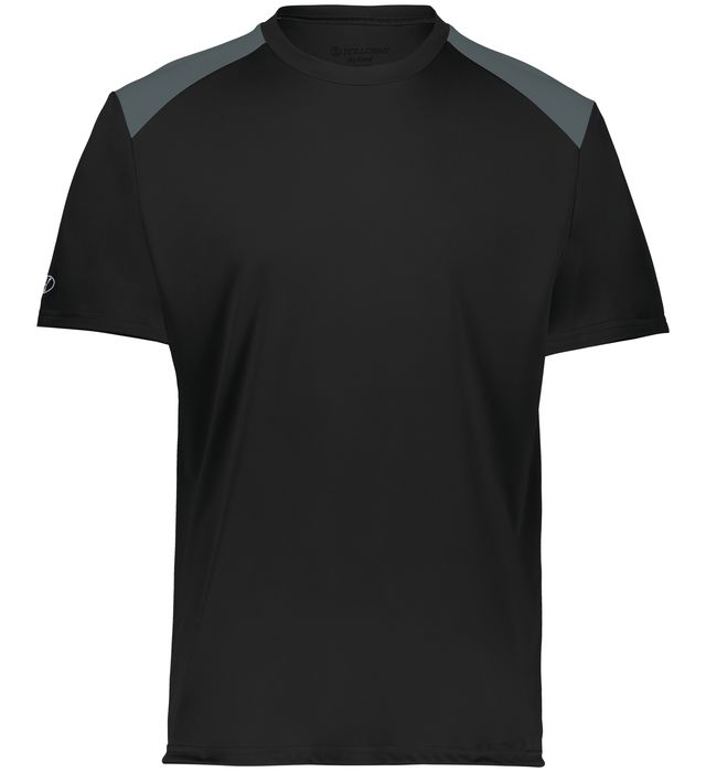 Black and Iron colored Momentum Team Tee shirt on a white background