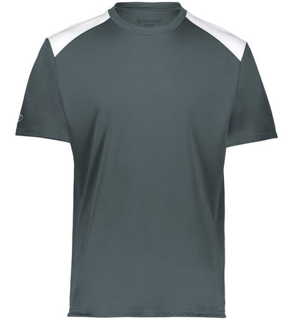 Iron and white colored Momentum Team Tee shirt on a white background