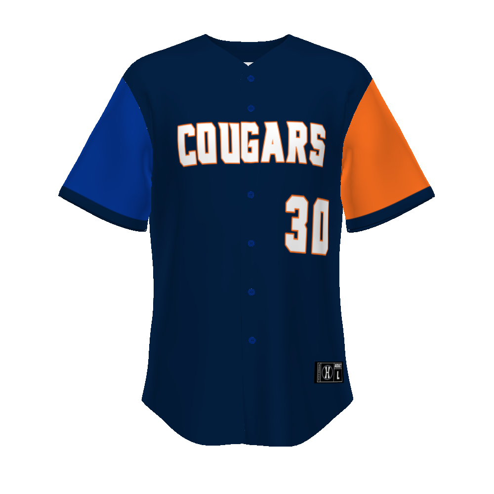 FreeStyle Sublimated Turbo Full-Button Baseball Jersey (New Fit)