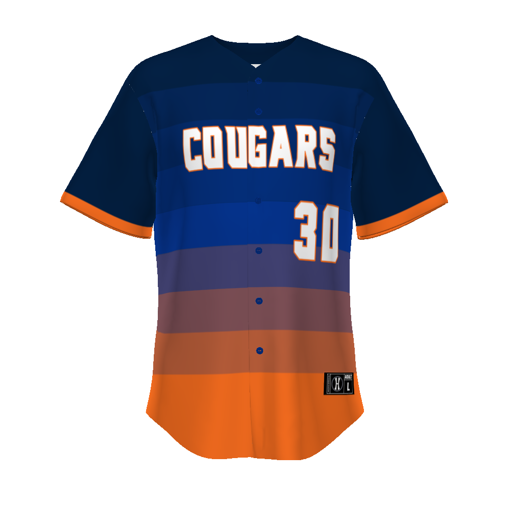 FreeStyle Sublimated Turbo Full-Button Baseball Jersey (New Fit)