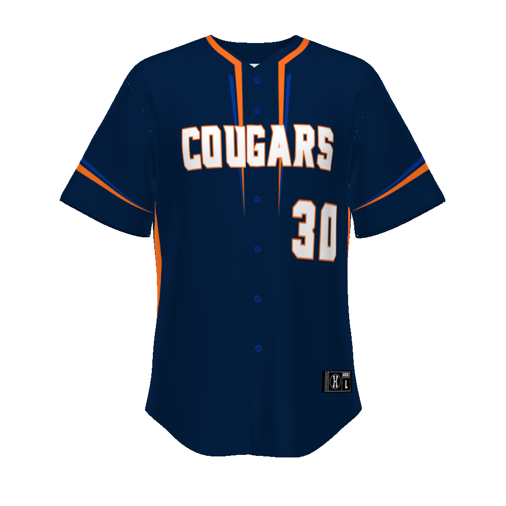 FreeStyle Sublimated Turbo Full-Button Baseball Jersey (New Fit)