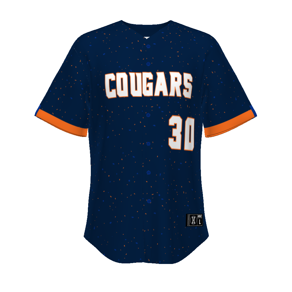 FreeStyle Sublimated Turbo Full-Button Baseball Jersey (New Fit)