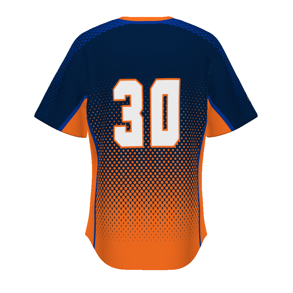 FreeStyle Sublimated Turbo Full-Button Baseball Jersey (New Fit)