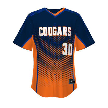 FreeStyle Sublimated Turbo Full-Button Baseball Jersey (New Fit)