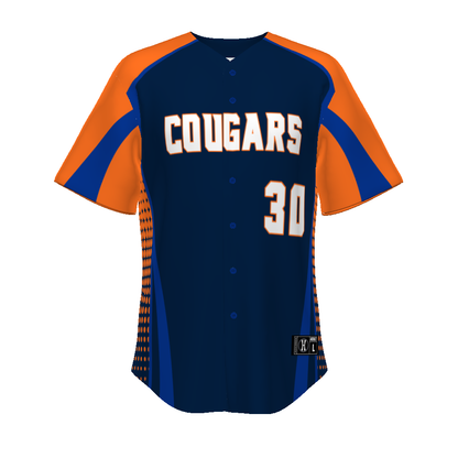 FreeStyle Sublimated Turbo Full-Button Baseball Jersey (New Fit)