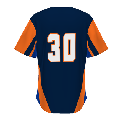 FreeStyle Sublimated Turbo Full-Button Baseball Jersey (New Fit)