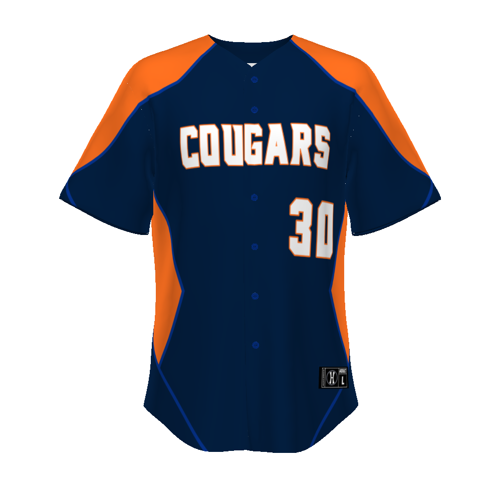 FreeStyle Sublimated Turbo Full-Button Baseball Jersey (New Fit)