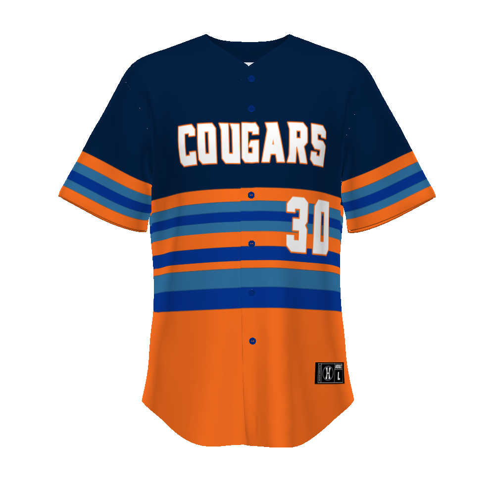 FreeStyle Sublimated Turbo Full-Button Baseball Jersey (New Fit)