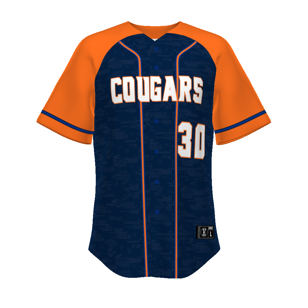 FreeStyle Sublimated Turbo Full-Button Baseball Jersey (New Fit)