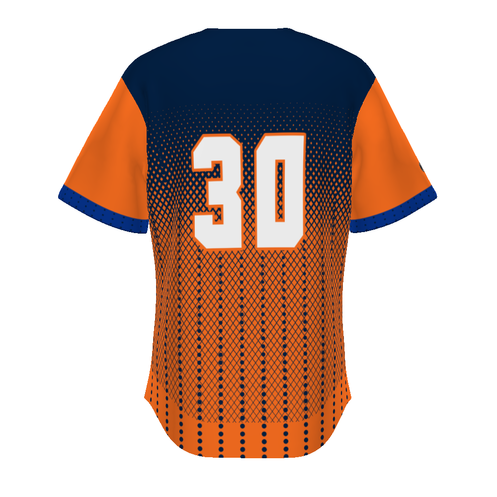 FreeStyle Sublimated Turbo Full-Button Baseball Jersey (New Fit)