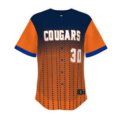 FreeStyle Sublimated Turbo Full-Button Baseball Jersey (New Fit)