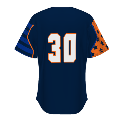 FreeStyle Sublimated Turbo Full-Button Baseball Jersey (New Fit)