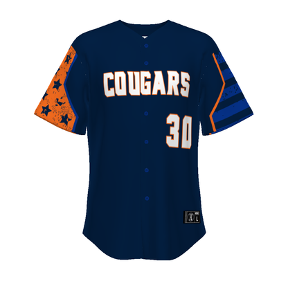 FreeStyle Sublimated Turbo Full-Button Baseball Jersey (New Fit)