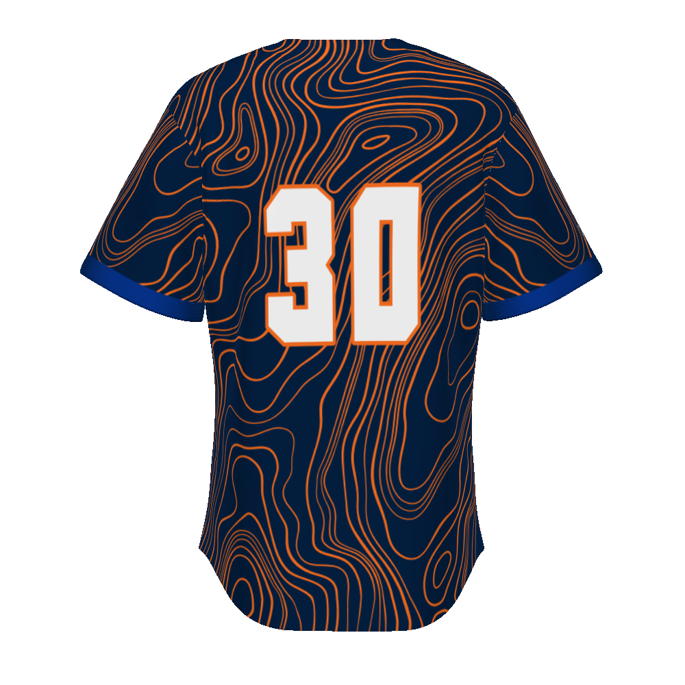 FreeStyle Sublimated Turbo Full-Button Baseball Jersey (New Fit)