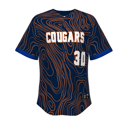 FreeStyle Sublimated Turbo Full-Button Baseball Jersey (New Fit)