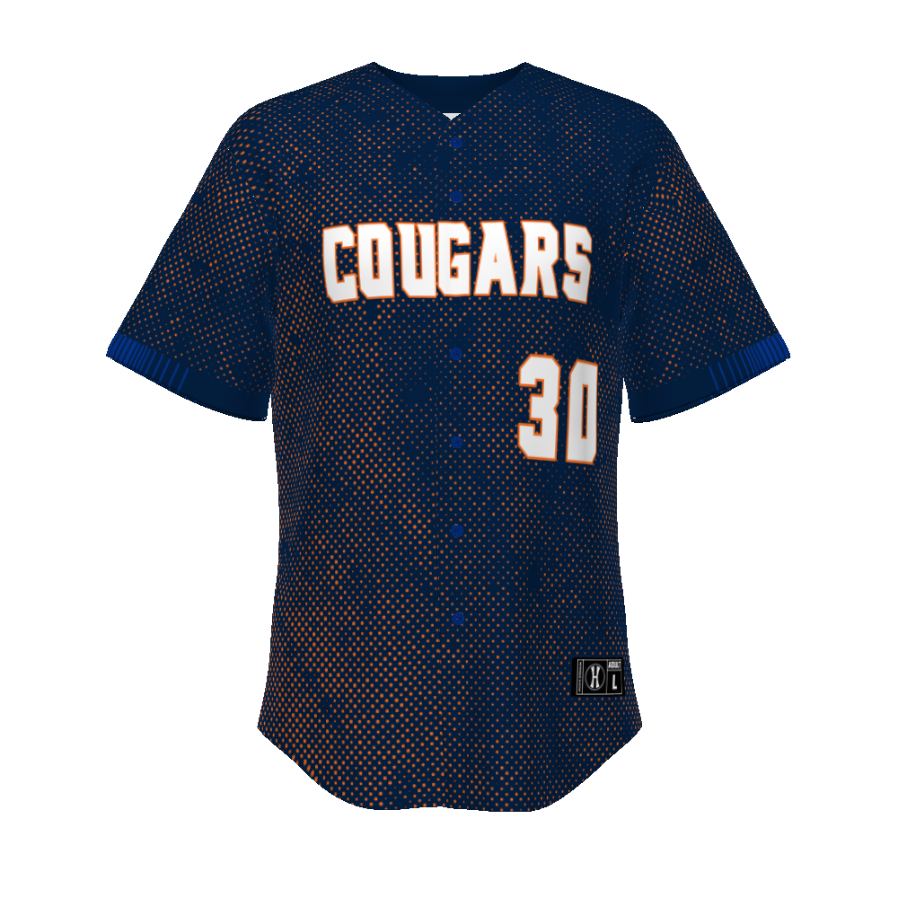 FreeStyle Sublimated Turbo Full-Button Baseball Jersey (New Fit)