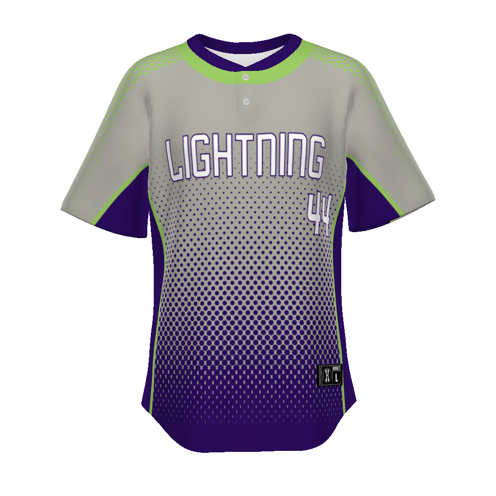 FreeStyle Sublimated Pin-Dot 2-Button Baseball Jersey (New Fit)