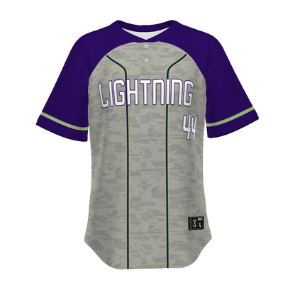 FreeStyle Sublimated Pin-Dot 2-Button Baseball Jersey (New Fit)
