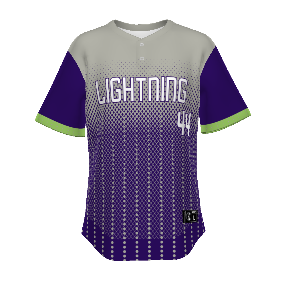FreeStyle Sublimated Pin-Dot 2-Button Baseball Jersey (New Fit)
