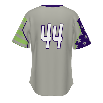 FreeStyle Sublimated Pin-Dot 2-Button Baseball Jersey (New Fit)