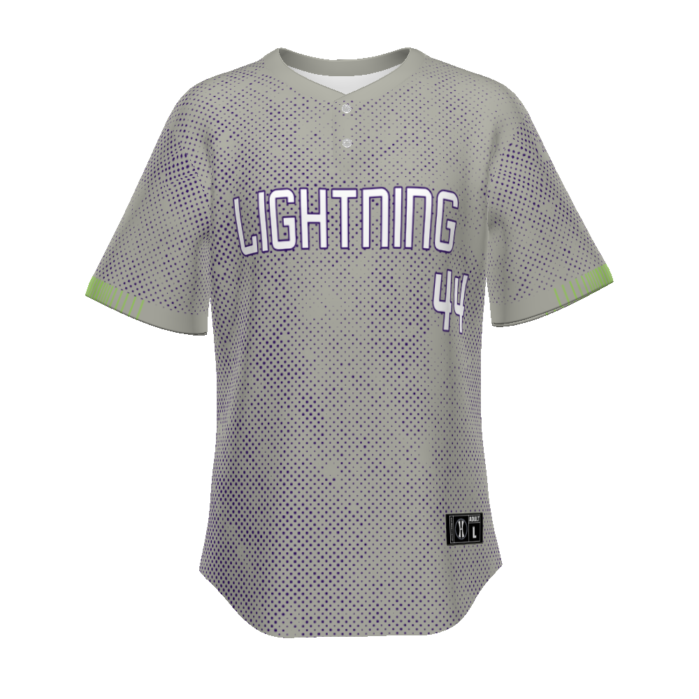 FreeStyle Sublimated Pin-Dot 2-Button Baseball Jersey (New Fit)
