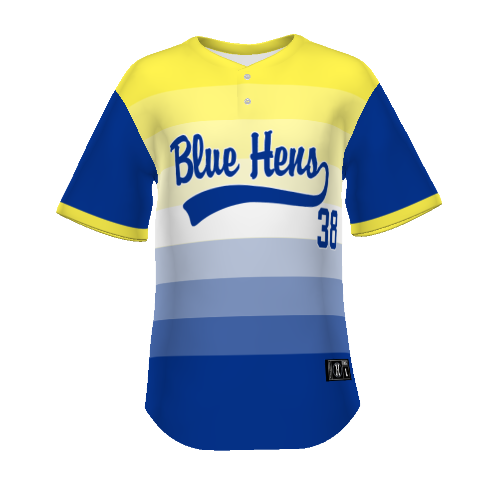 FreeStyle Sublimated Turbo Lightweight Two-Button Baseball Jersey (New Fit)