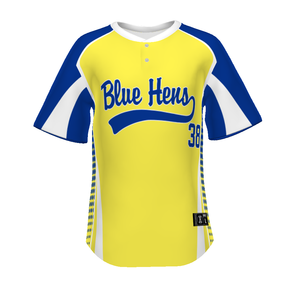 FreeStyle Sublimated Turbo Lightweight Two-Button Baseball Jersey (New Fit)