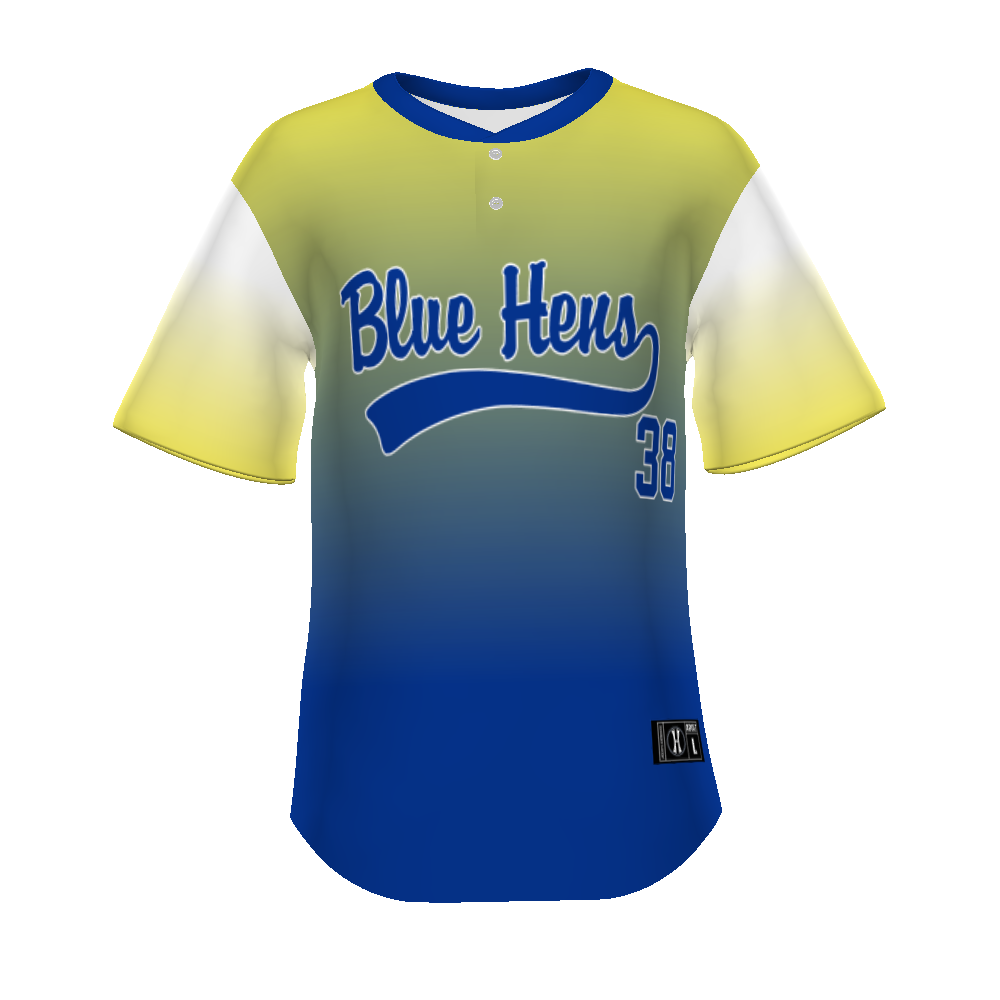 FreeStyle Sublimated Turbo Lightweight Two-Button Baseball Jersey (New Fit)