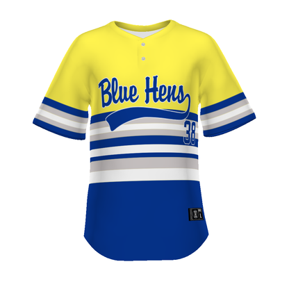 FreeStyle Sublimated Turbo Lightweight Two-Button Baseball Jersey (New Fit)