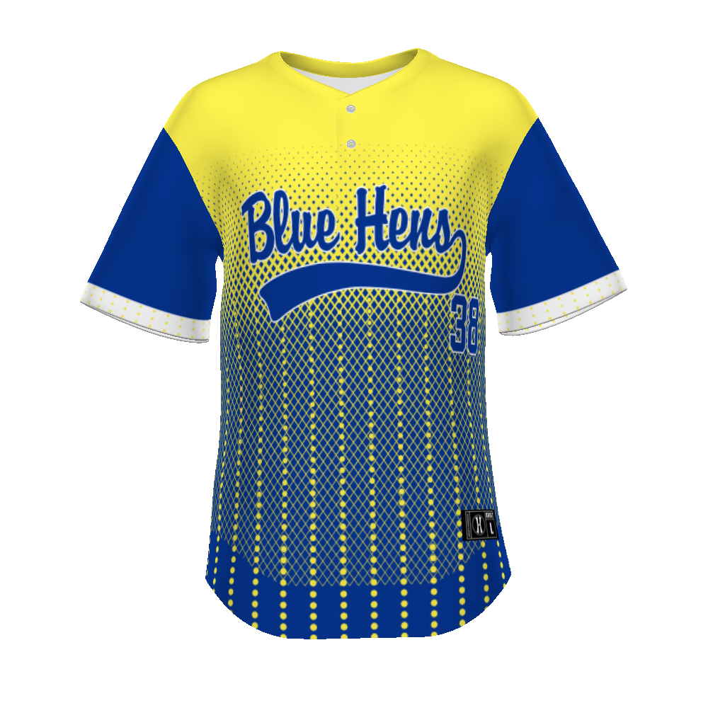 FreeStyle Sublimated Turbo Lightweight Two-Button Baseball Jersey (New Fit)