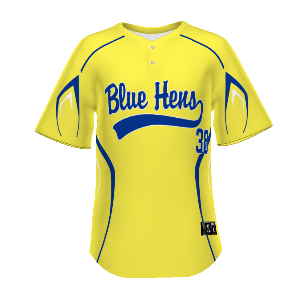 FreeStyle Sublimated Turbo Lightweight Two-Button Baseball Jersey (New Fit)
