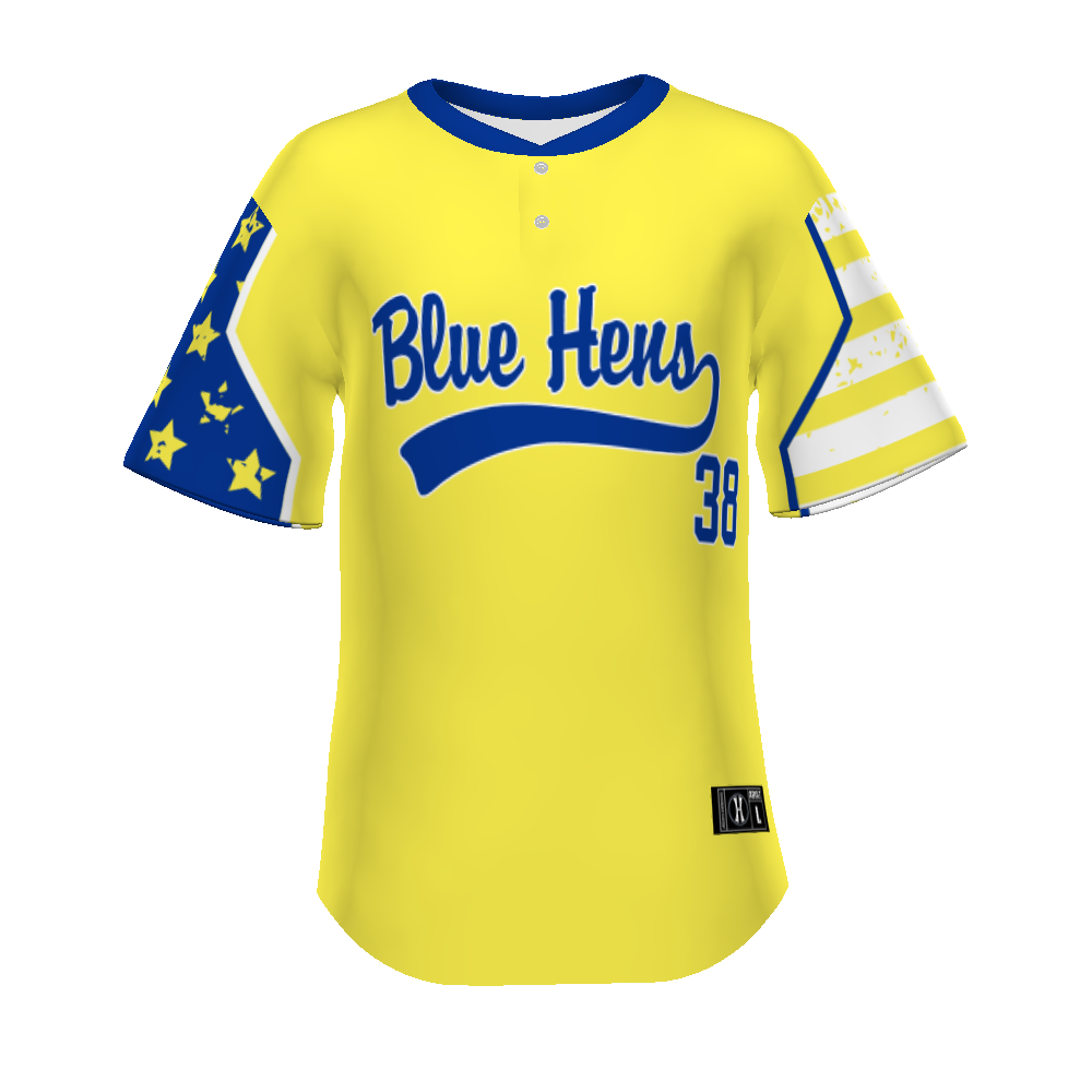 FreeStyle Sublimated Turbo Lightweight Two-Button Baseball Jersey (New Fit)
