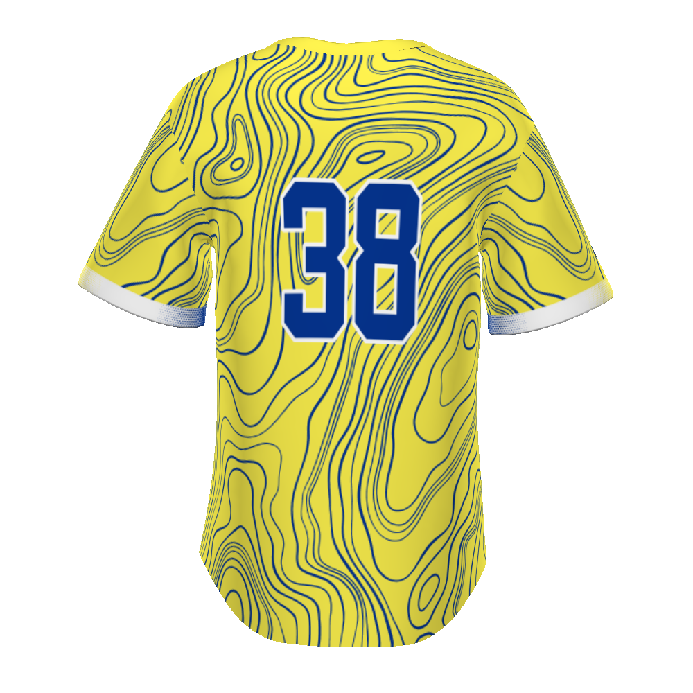 FreeStyle Sublimated Turbo Lightweight Two-Button Baseball Jersey (New Fit)