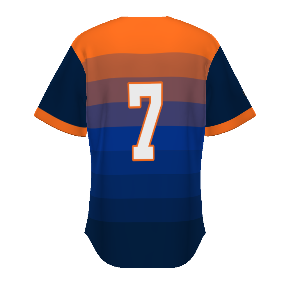 Youth Freestyle Sublimated Turbo Full-button Baseball Jersey (New Fit)