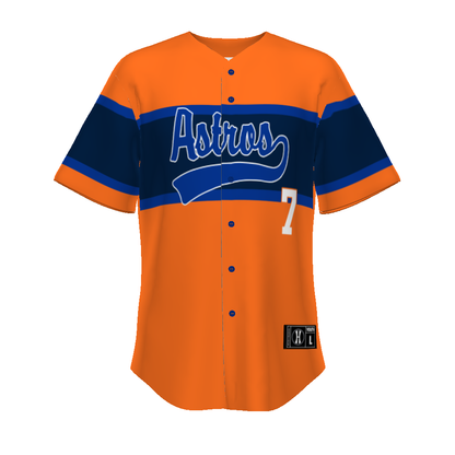 Youth Freestyle Sublimated Turbo Full-button Baseball Jersey (New Fit)