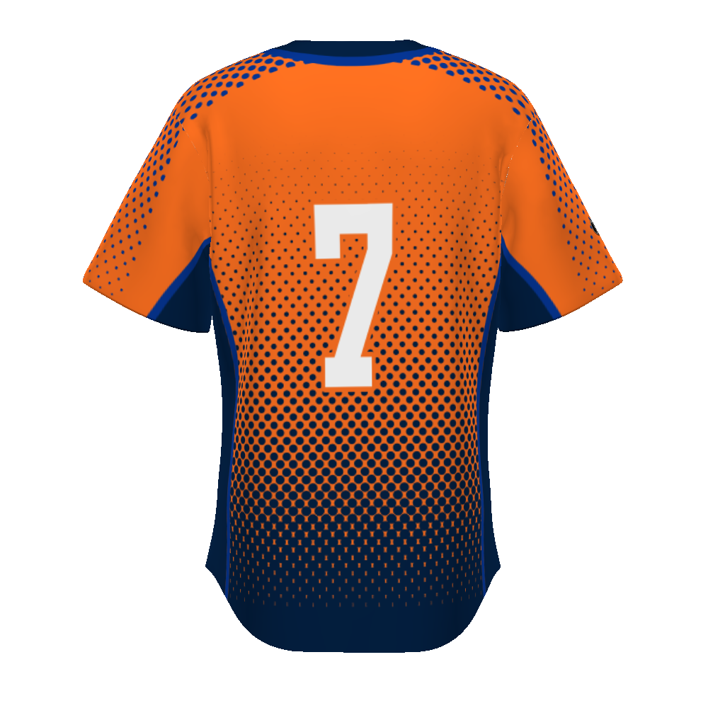 Youth Freestyle Sublimated Turbo Full-button Baseball Jersey (New Fit)