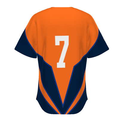 Youth Freestyle Sublimated Turbo Full-button Baseball Jersey (New Fit)