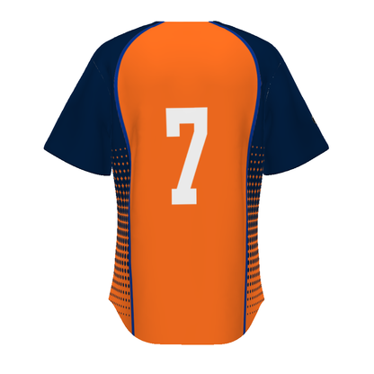 Youth Freestyle Sublimated Turbo Full-button Baseball Jersey (New Fit)